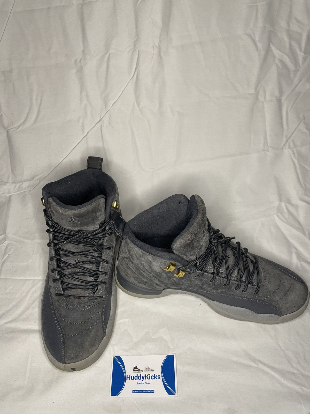 Jordan Brand × Nike Air Jordan 12 Retro Dark Grey 2017 Size US 10 / EU 43 - 3 Thumbnail
