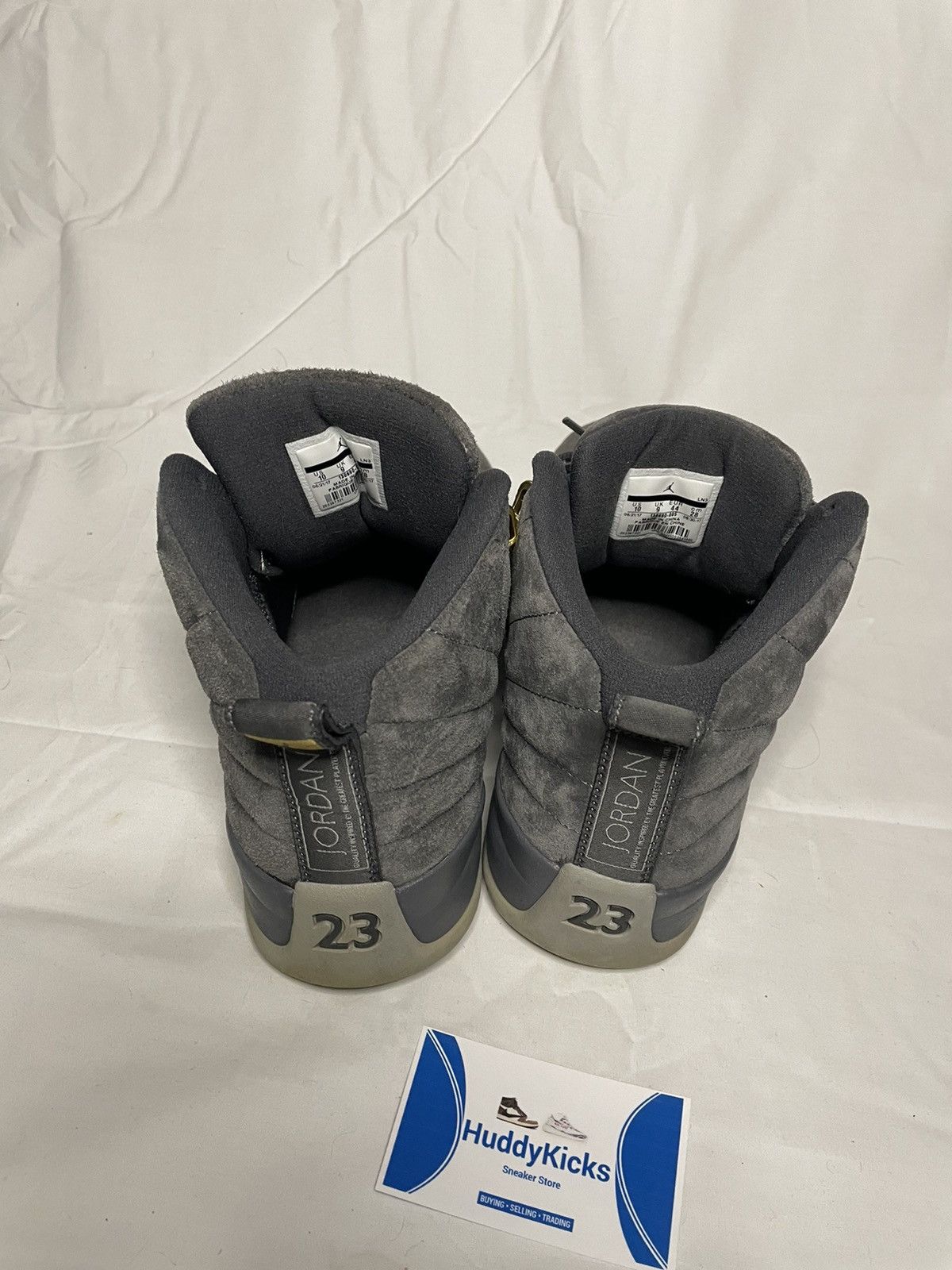 Jordan Brand × Nike Air Jordan 12 Retro Dark Grey 2017 Size US 10 / EU 43 - 5 Thumbnail