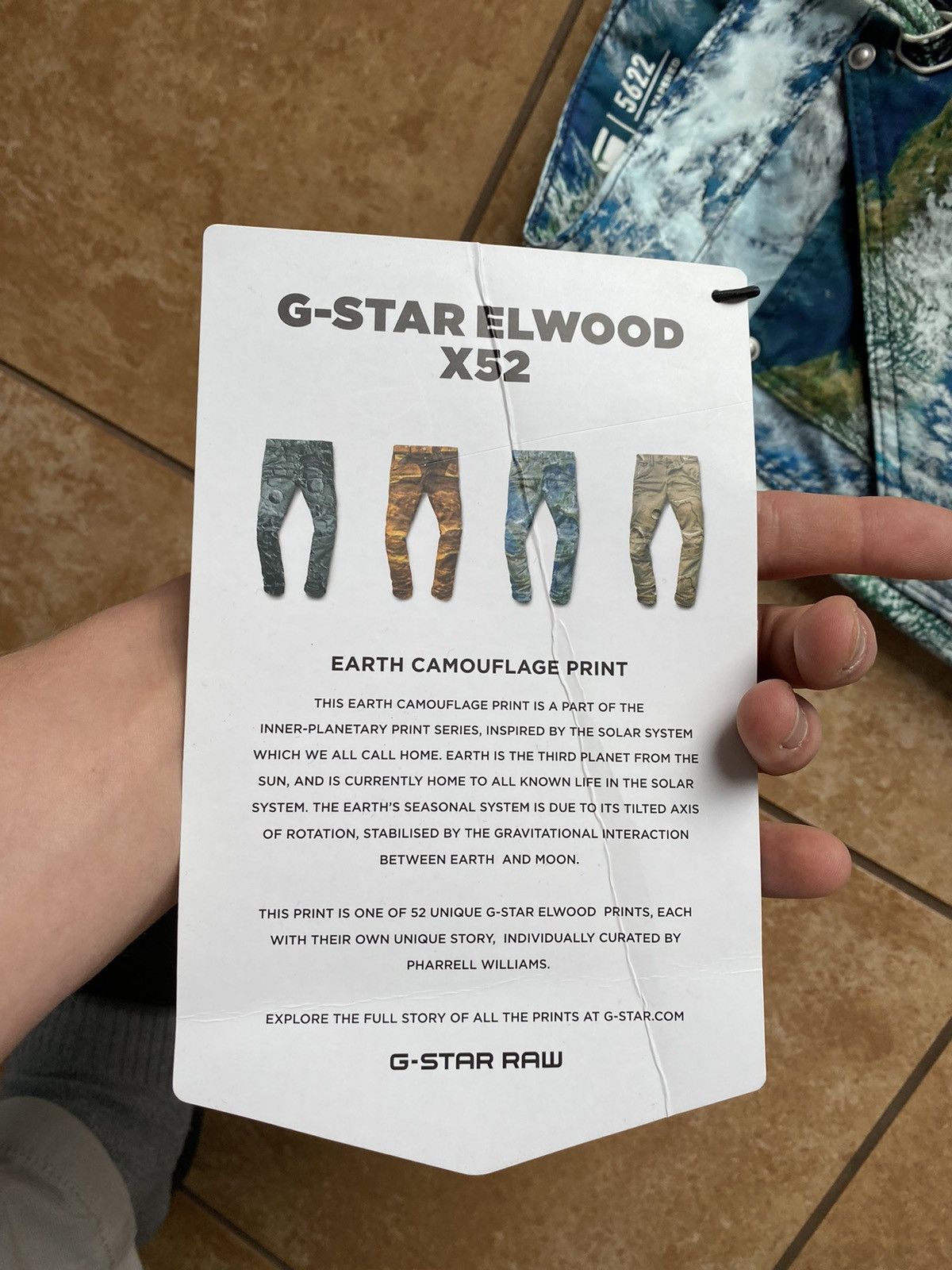 G-Star G star Raw Elwood x52 5622 all over print rap custom Size US 32 / EU 48 - 7 Thumbnail