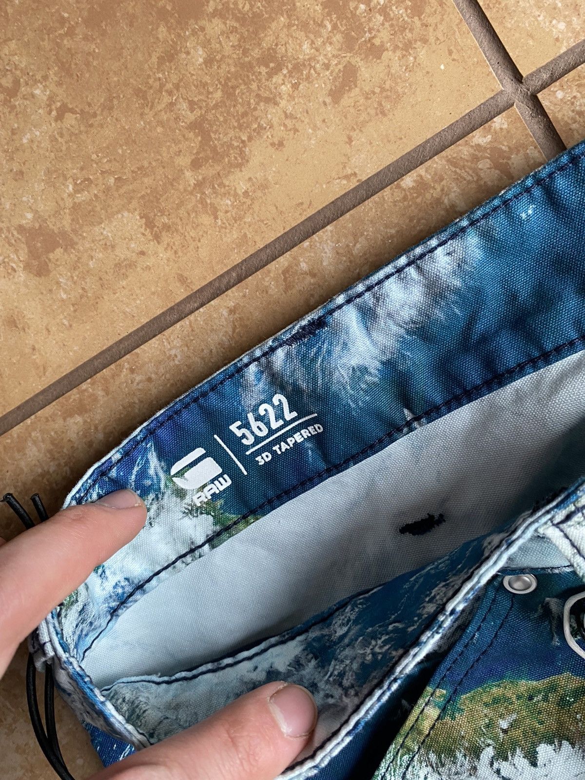G-Star G star Raw Elwood x52 5622 all over print rap custom Size US 32 / EU 48 - 11 Thumbnail