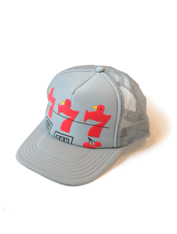 image of Kapital Lucky Bird Truck Cap in Grey, Men's