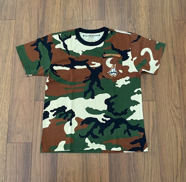 Chrome Hearts Chrome Hearts Matty Boy Camo Caution Tee | Grailed