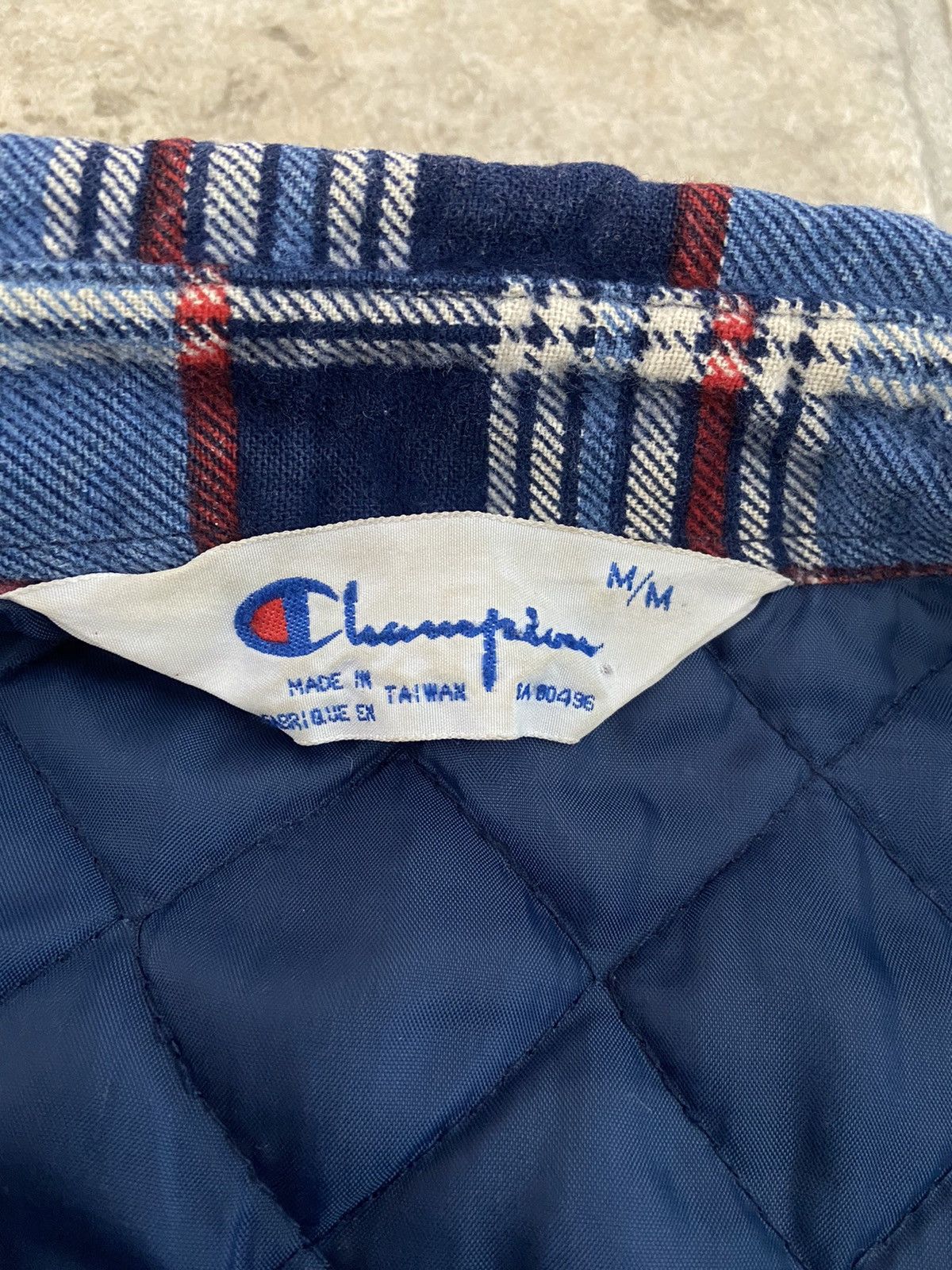 Champion plaid jacket sales
