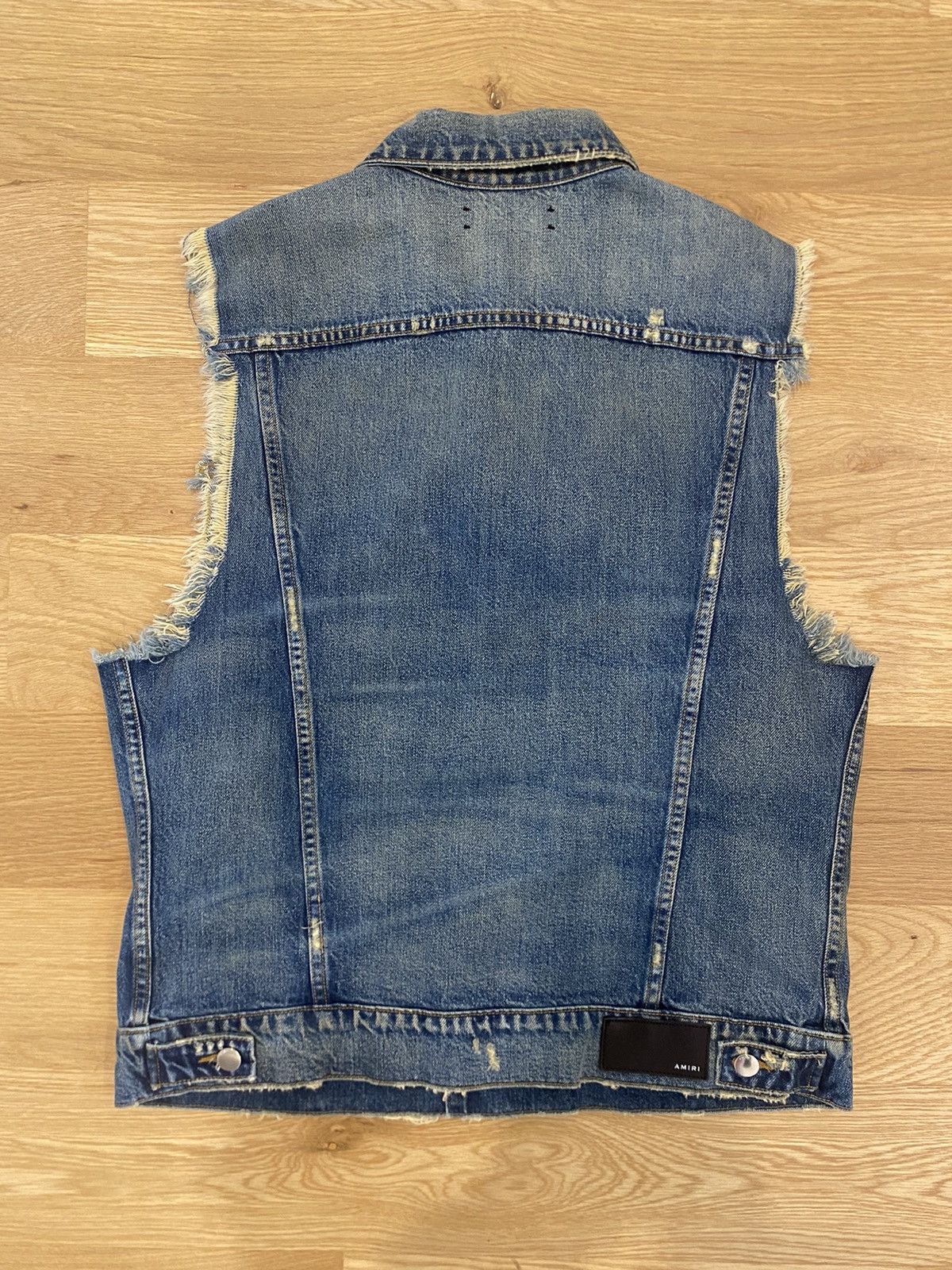 Amiri AMIRI SLEEVELESS TRUCKER JACKET Size US XL / EU 56 / 4 - 5 Thumbnail