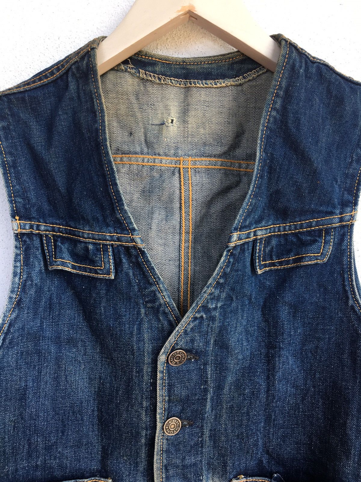 Vintage Vintage Bigstone denim vest Size US XS / EU 42 / 0 - 3 Thumbnail