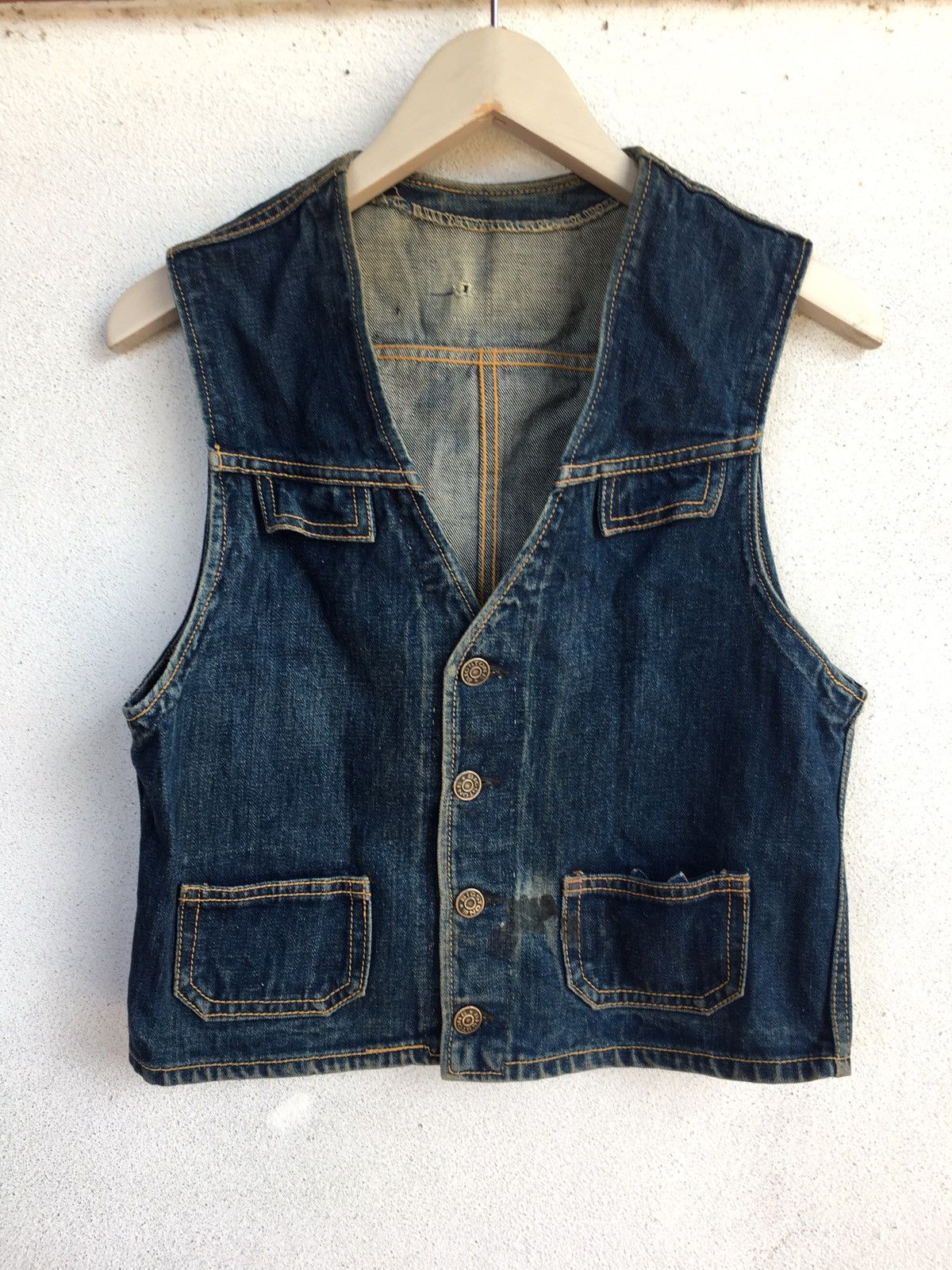 Vintage Vintage Bigstone denim vest Size US XS / EU 42 / 0 - 1 Thumbnail