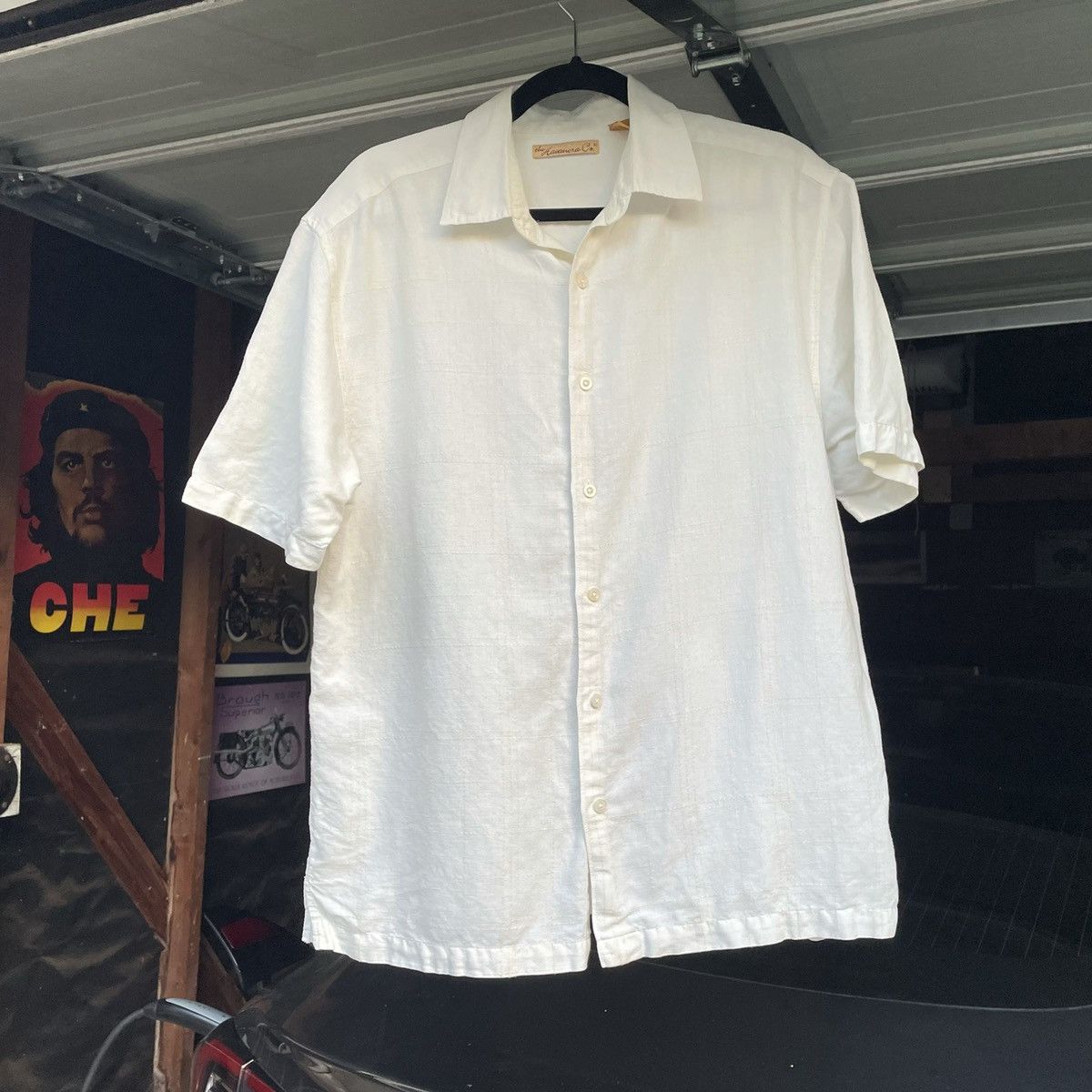 Streetwear × Vintage 90s Cubano Linen Shirt Earthtones Lightweight camp ...