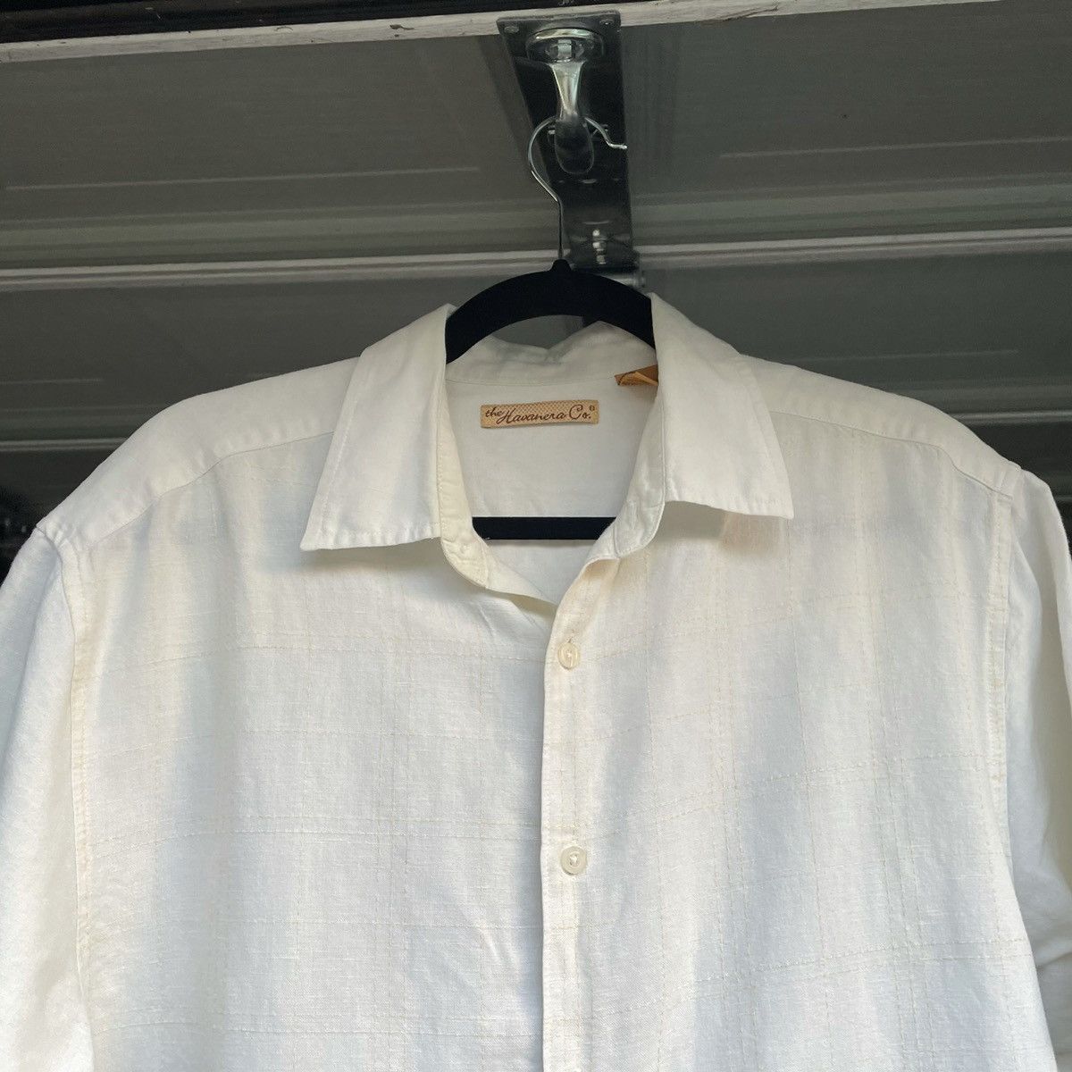 Streetwear × Vintage 90s Cubano Linen Shirt Earthtones Lightweight camp ...