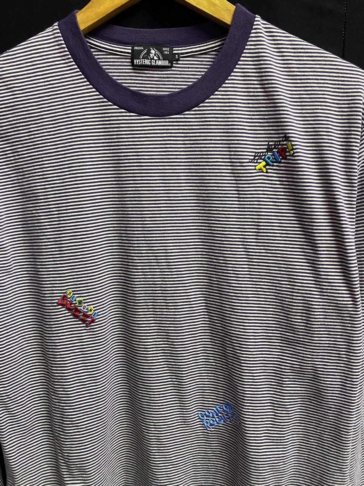 Hysteric Glamour HG embroidered logo Cobain stripe Size US S / EU 44-46 / 1 - 3 Thumbnail