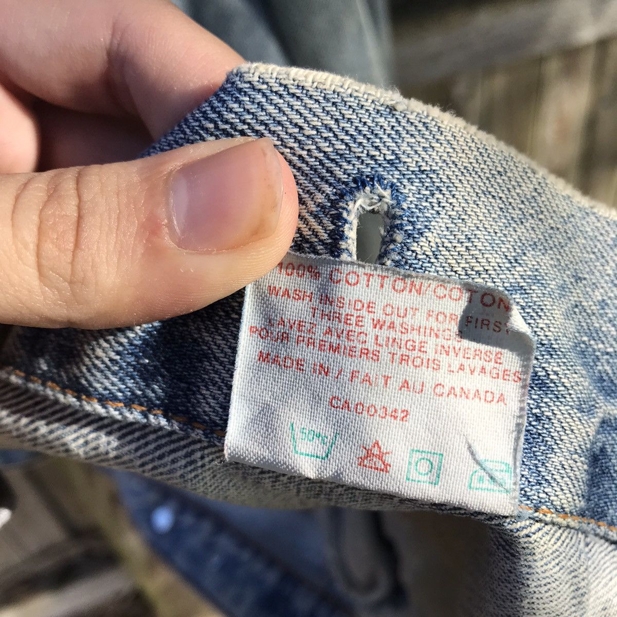Levi's × Vintage Vintage 90s Levi’s denim jacket Size US L / EU 52-54 / 3 - 7 Thumbnail