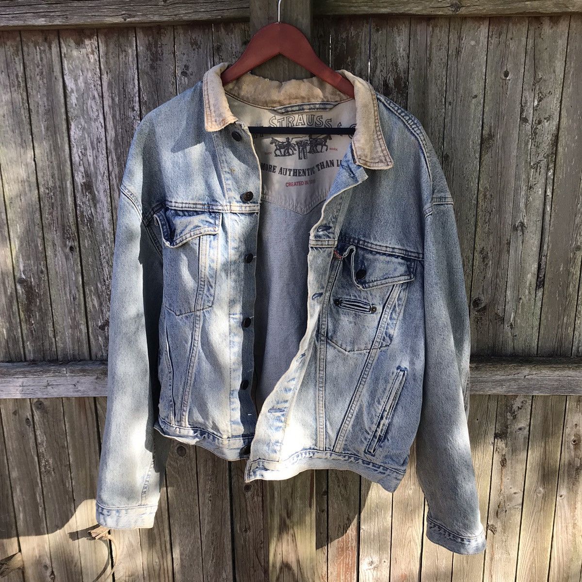 Levi's × Vintage Vintage 90s Levi’s denim jacket Size US L / EU 52-54 / 3 - 2 Thumbnail