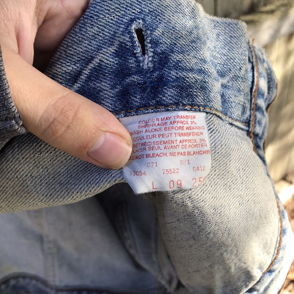 Levi's × Vintage Vintage 90s Levi’s denim jacket Size US L / EU 52-54 / 3 - 6 Thumbnail