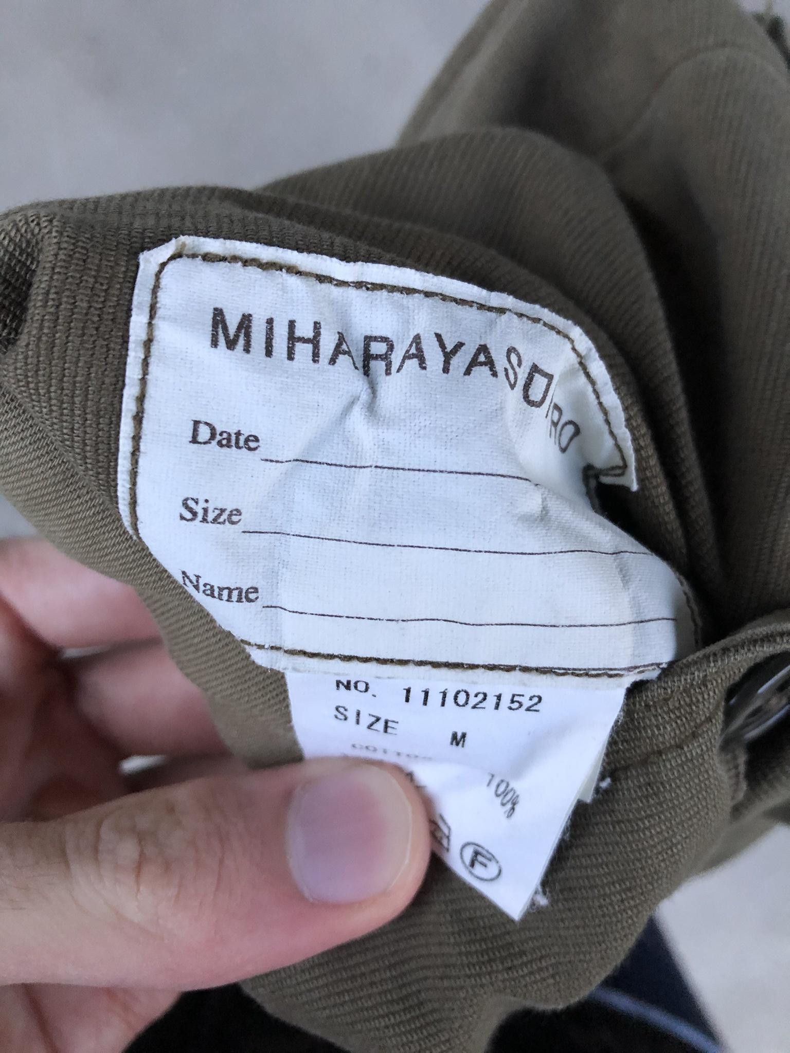 Maison MIHARA YASUHIRO Miharayasuhiro Reconstructed Flight Cargos Size US 32 / EU 48 - 3 Thumbnail