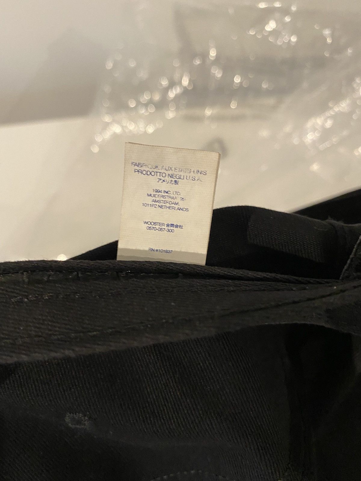Supreme Supreme Washed Chino Twill Camp Cap Cap (SS22) Black Size ONE SIZE - 7 Thumbnail