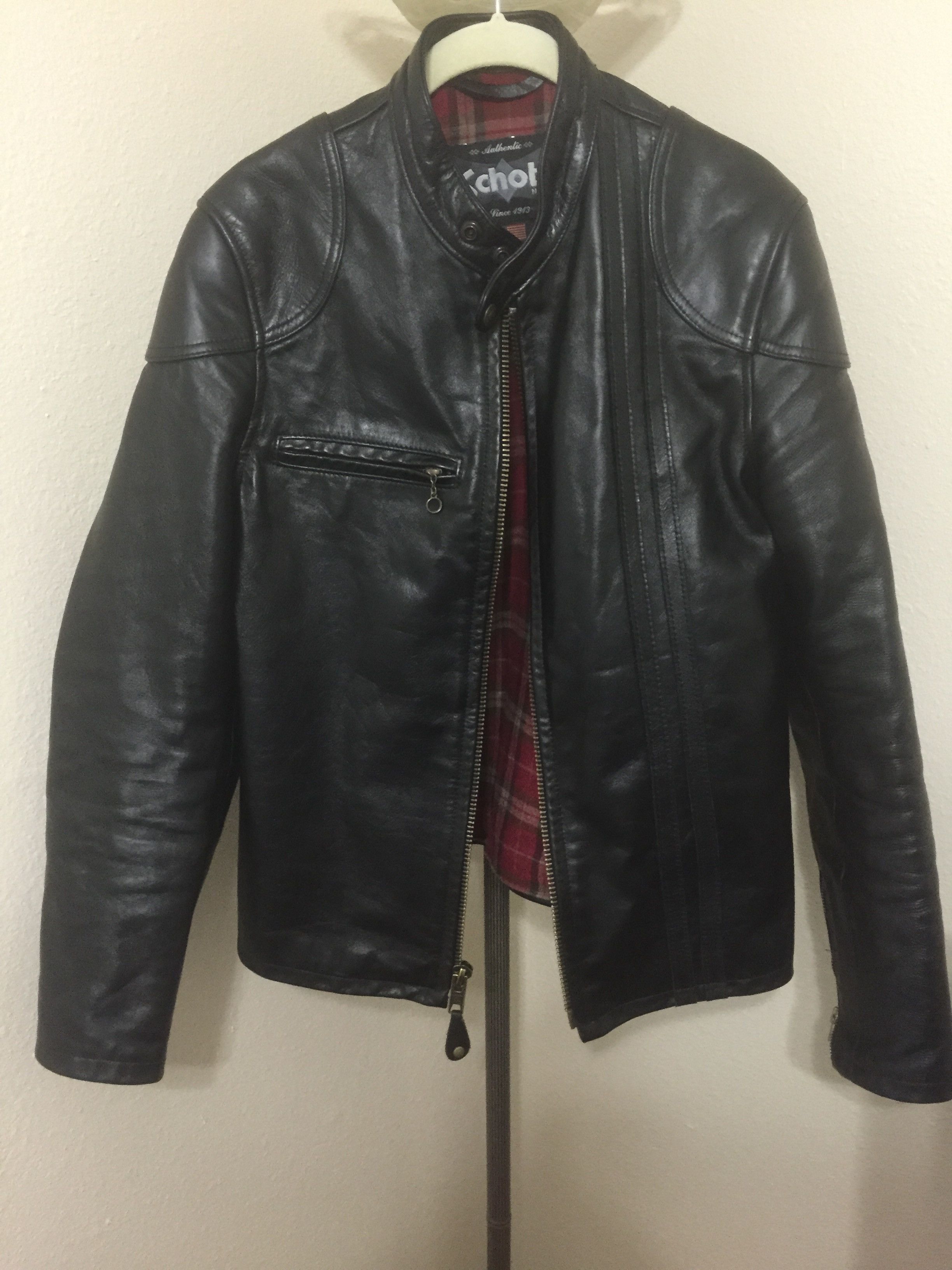 664 Cafe Racer Leather Jacket