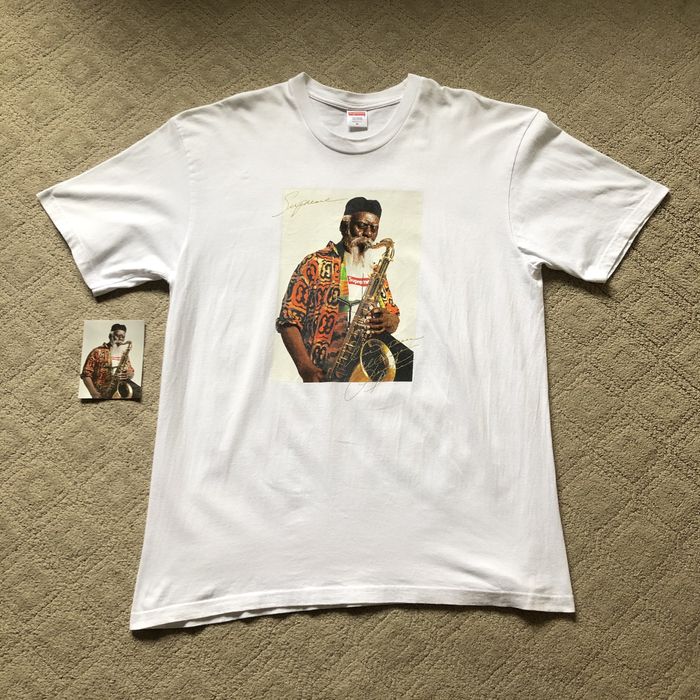 Supreme Supreme Pharoah Sanders Photo Tee T-Shirt (White, Size XL ...