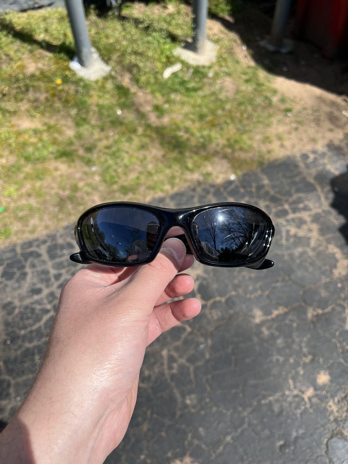 Vintage Vintage Black Oakley Sunglasses Y2K 2000's Tech Wear | Grailed