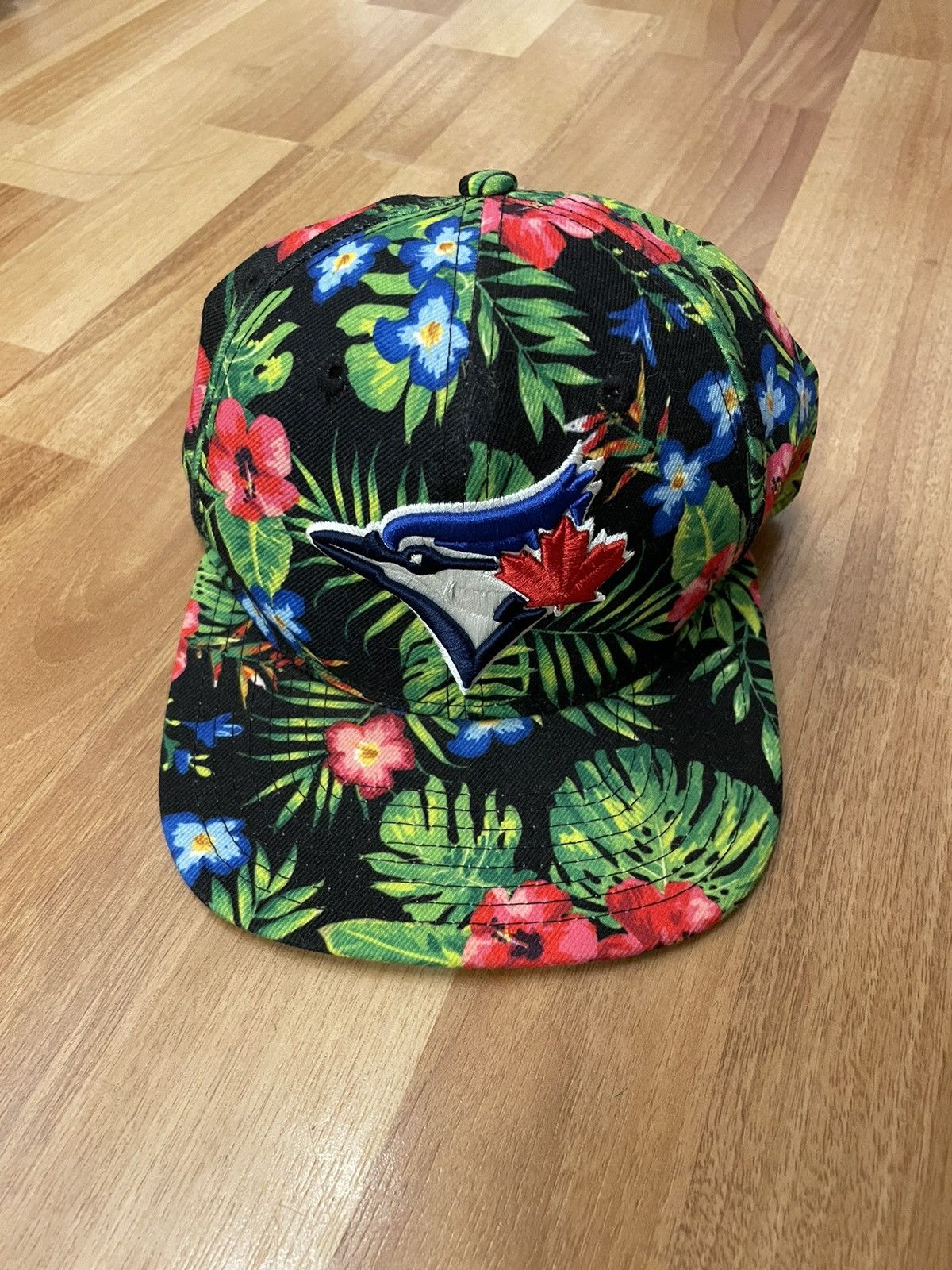 New Era Toronto Blue Jays Floral Black 9FIFTY Snapback Hat