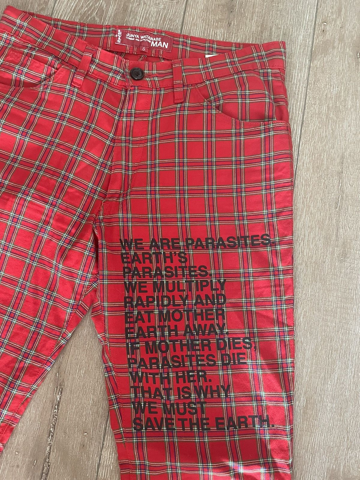 ARCHIVE S/S 2002 Poem Pants plaid