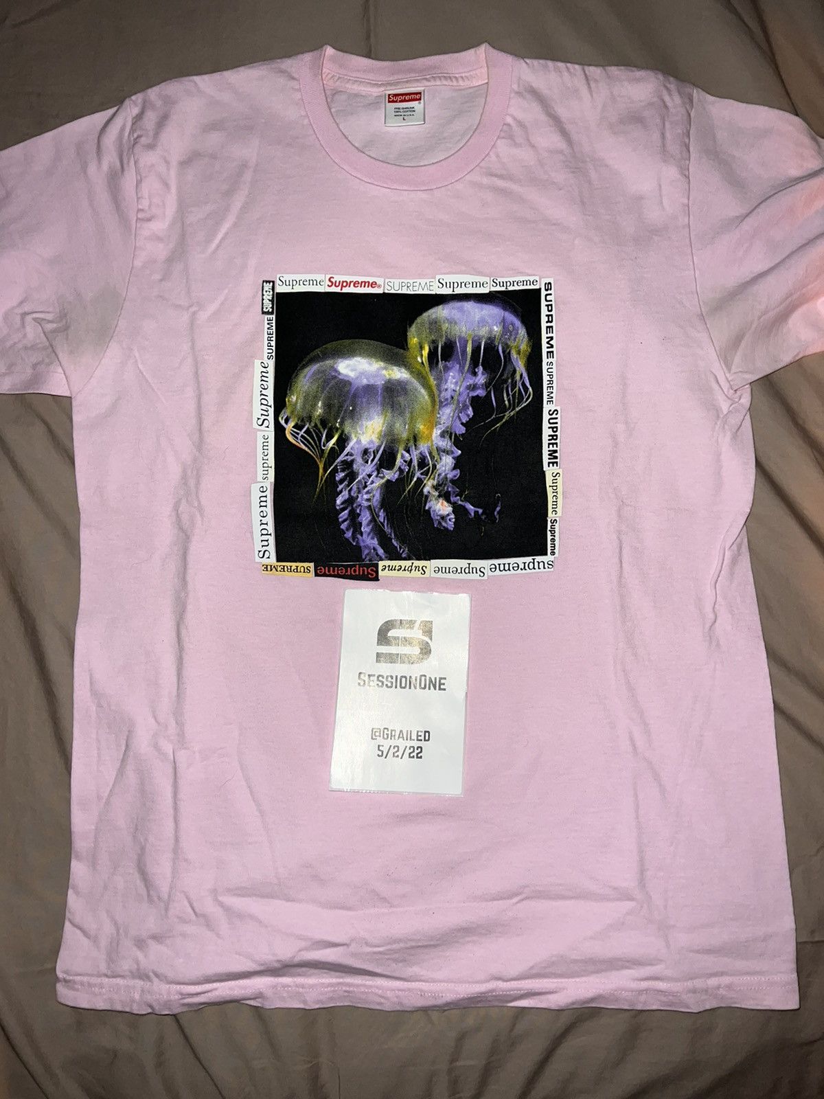 Supreme jellyfish tee white deals