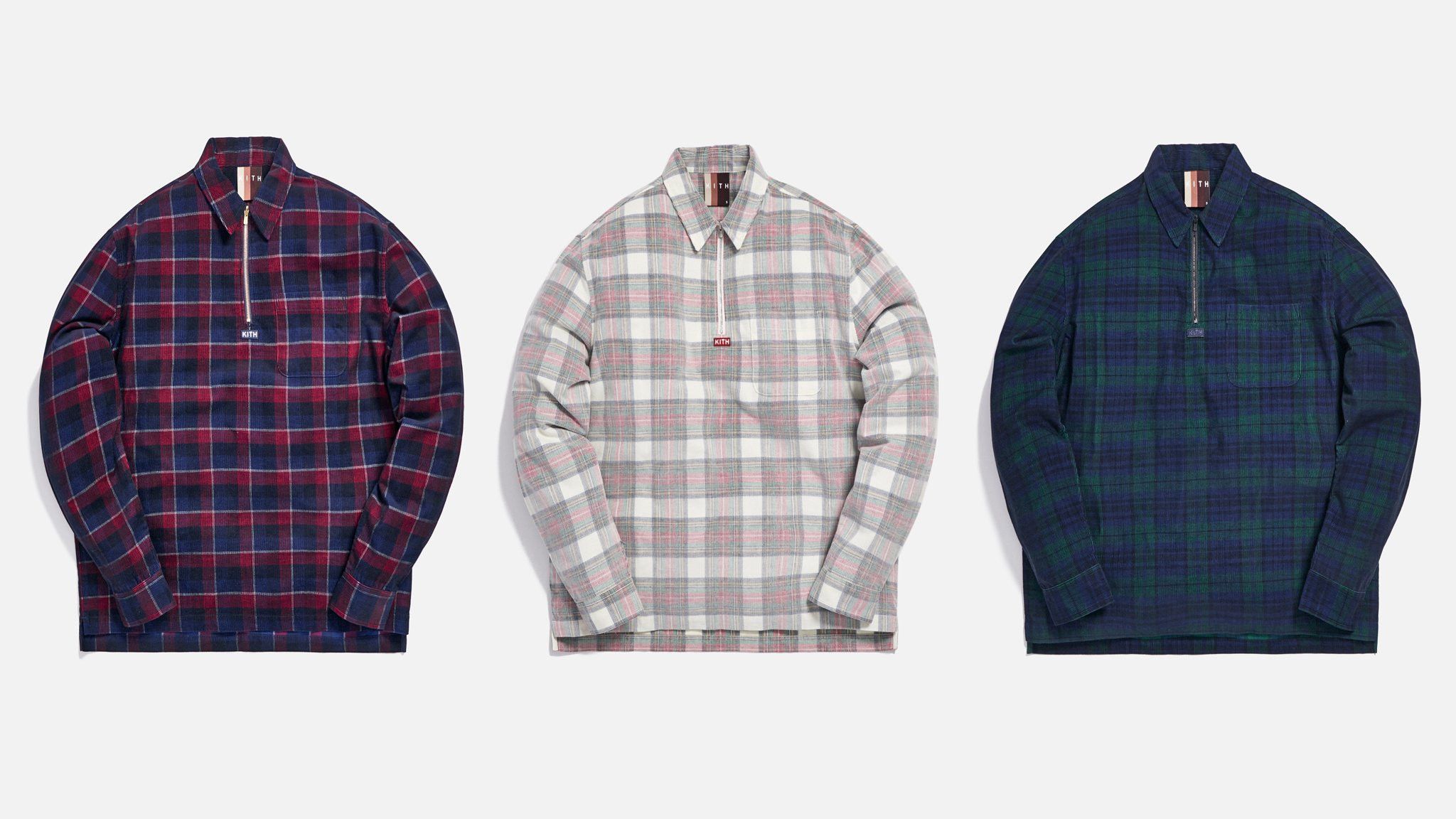 Kith × Ronnie Fieg Quarter Zip Collared Shirt Forest Worn by Ronnie Fieg Size US S / EU 44-46 / 1 - 4 Thumbnail