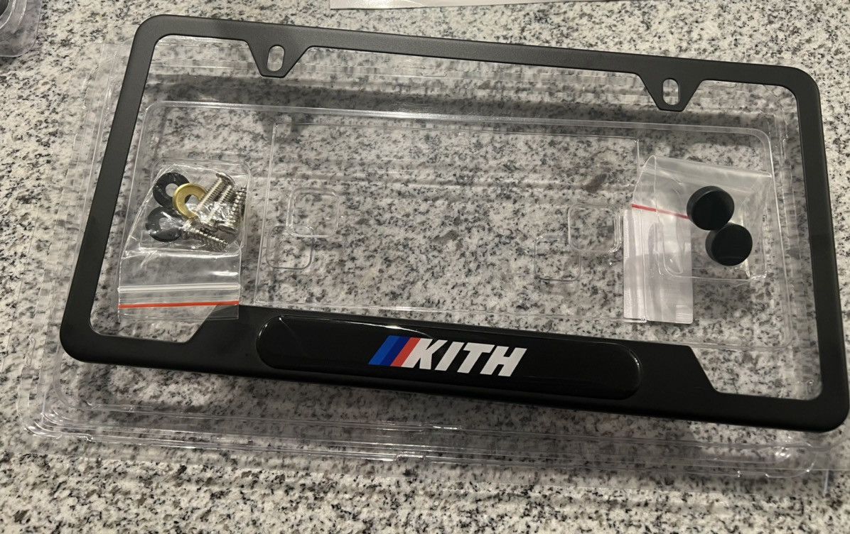 Kith x Bmw License plate frame