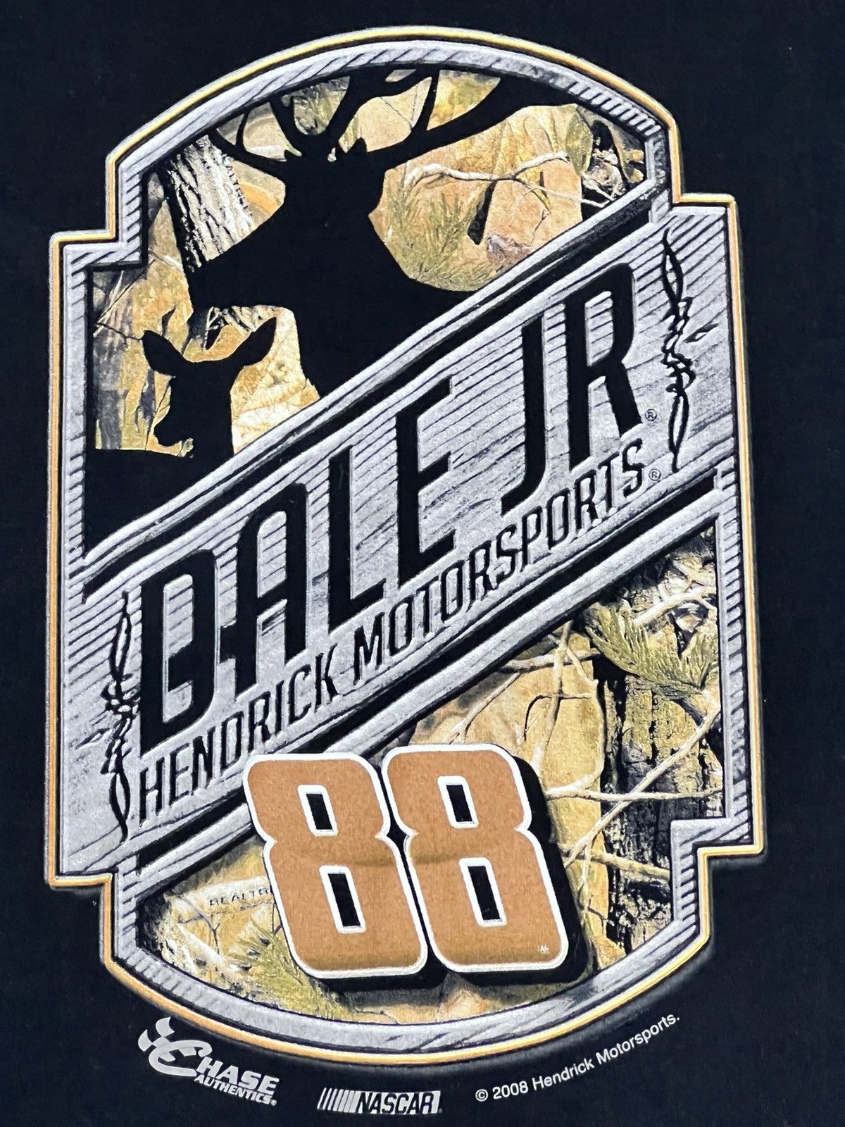 Chase Authentics Vintage 2008 Dale Earnhardt Jr 88 Camo Tee Size US M / EU 48-50 / 2 - 2 Thumbnail