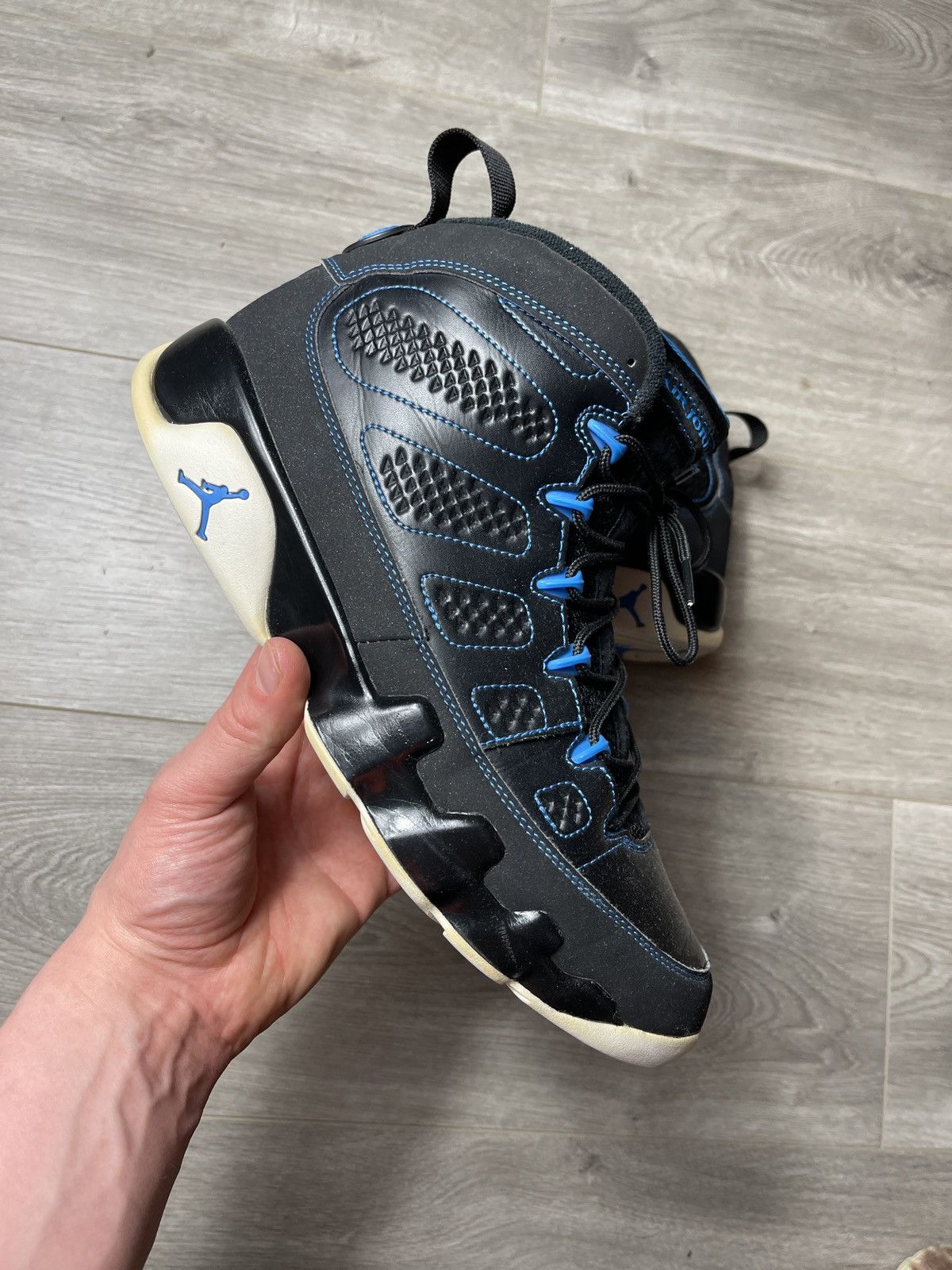 Nike Air Jordan 9 Retro Photo Blue 2012 size 10.5 Size US 10.5 / EU 43-44 - 3 Thumbnail