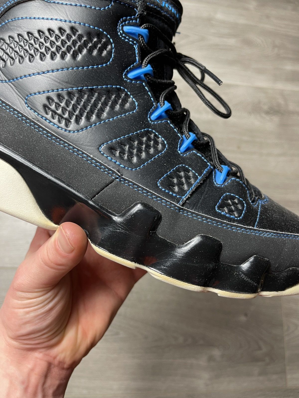 Nike Air Jordan 9 Retro Photo Blue 2012 size 10.5 Size US 10.5 / EU 43-44 - 4 Thumbnail