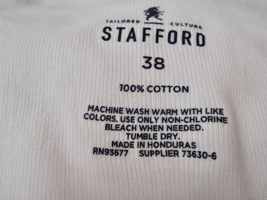 Stafford NEW Stafford 6 Pack White Cotton Briefs Tighty Whities
