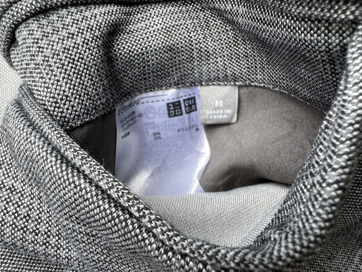 Japanese Brand × Jun Takahashi × Uniqlo VINTAGE Y2k UNIQLO GREY PLAID BLAZER Size US M / EU 48-50 / 2 - 7 Thumbnail