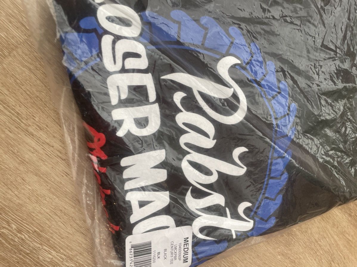 Loser Machine Company × Pabst Blue Ribbon Loser Machine x PBR Century T-Shirt in Black Size: MD Size US M / EU 48-50 / 2 - 11 Thumbnail