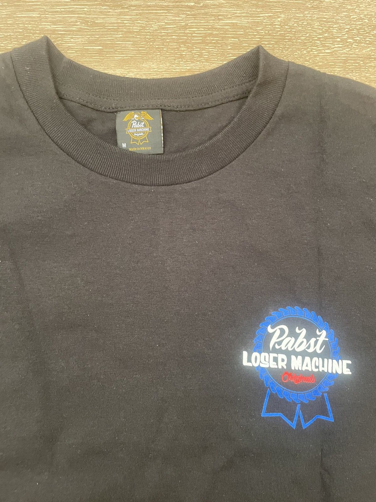 Loser Machine Company × Pabst Blue Ribbon Loser Machine x PBR Century T-Shirt in Black Size: MD Size US M / EU 48-50 / 2 - 4 Thumbnail