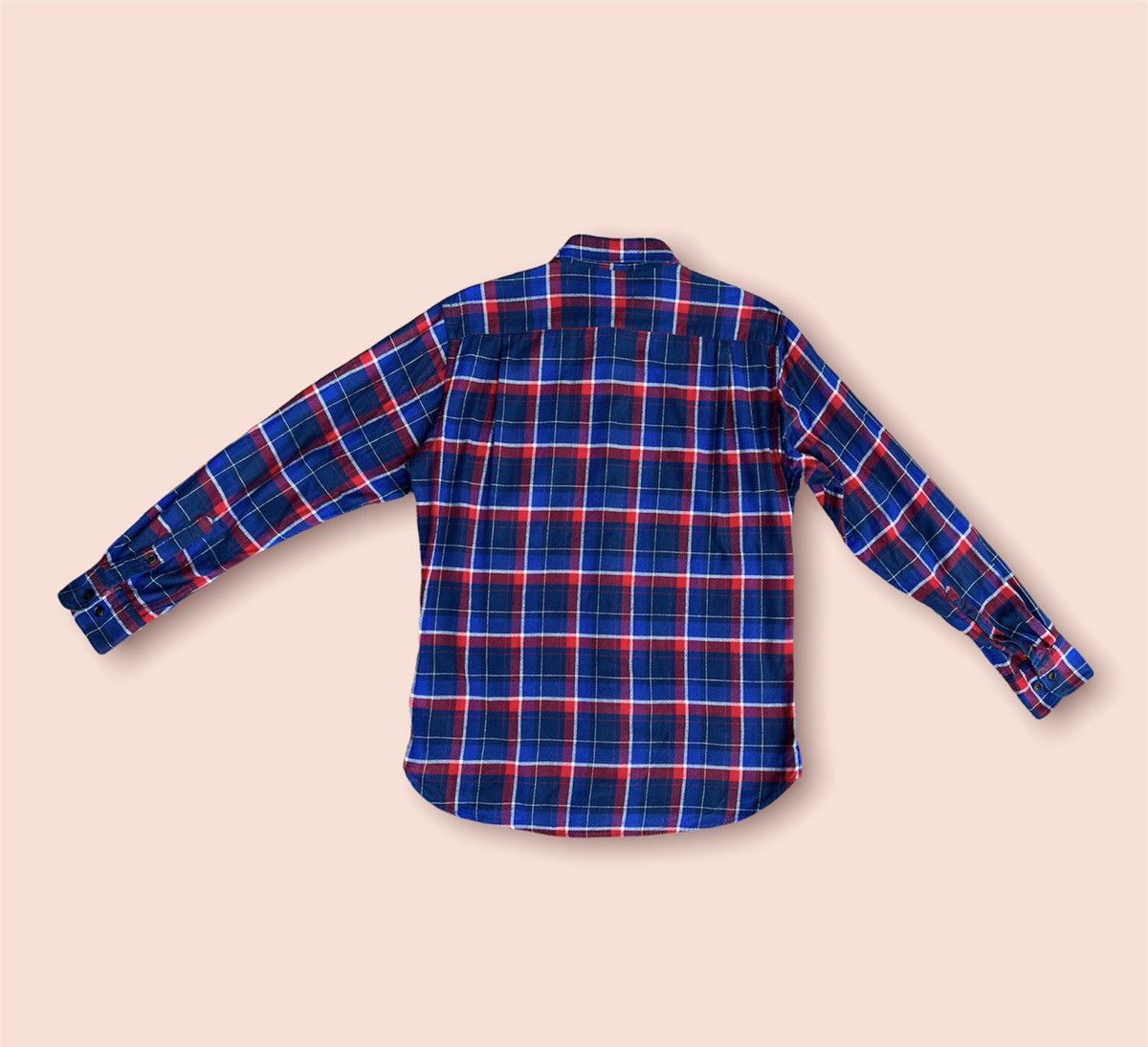 Japanese Brand × Jun Takahashi × Uniqlo UNIQLO MULTI BLUE PLAID FLANNEL Size US M / EU 48-50 / 2 - 5 Thumbnail