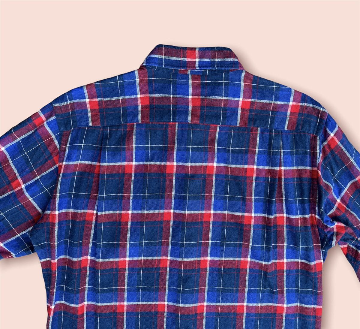 Japanese Brand × Jun Takahashi × Uniqlo UNIQLO MULTI BLUE PLAID FLANNEL Size US M / EU 48-50 / 2 - 6 Thumbnail