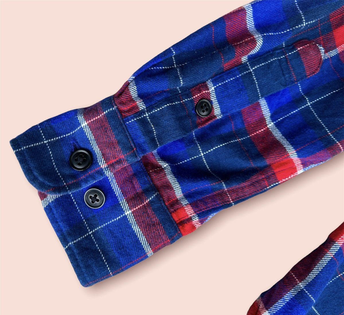 Japanese Brand × Jun Takahashi × Uniqlo UNIQLO MULTI BLUE PLAID FLANNEL Size US M / EU 48-50 / 2 - 10 Thumbnail
