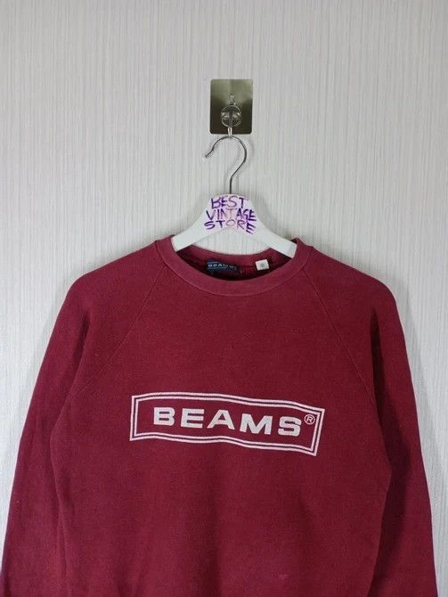 Beams Plus Rare Vintage 90s Beams Spell out Crewneck Sweatshirt Size US S / EU 44-46 / 1 - 1 Thumbnail