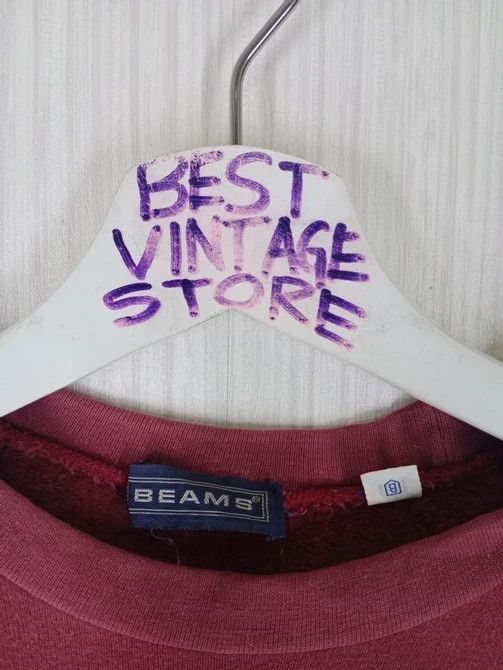 Beams Plus Rare Vintage 90s Beams Spell out Crewneck Sweatshirt Size US S / EU 44-46 / 1 - 5 Thumbnail