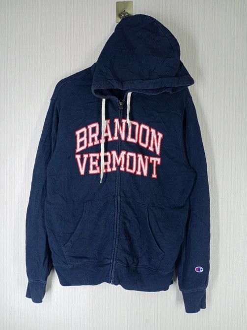 Champion Vintage Champion Brandon Vermont Zip Hoodie Sweatshirt Size US L / EU 52-54 / 3 - 1 Thumbnail