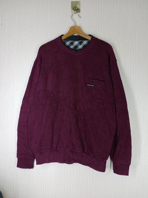 Yohji Yamamoto Vintage Yohji Yamamoto Y'saccs Sacsny Sweatshirt Size US XL / EU 56 / 4 - 2 Thumbnail
