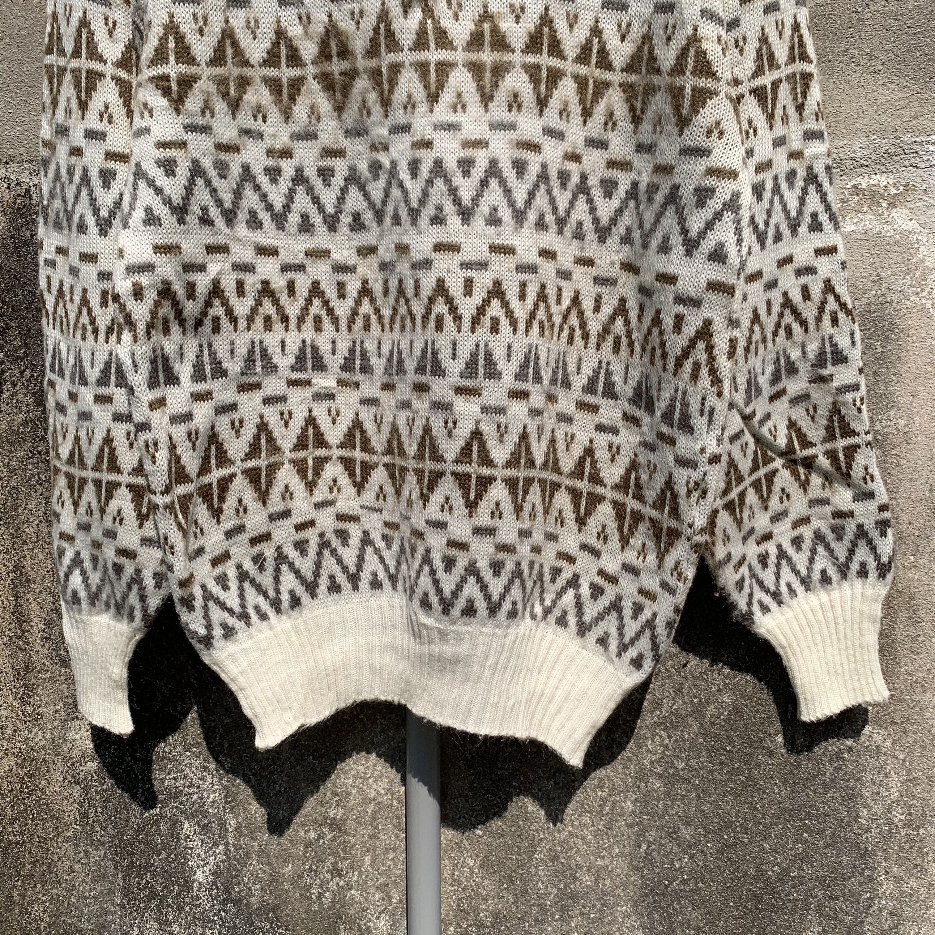 Piaget 1990’s Vintage Piaget Knit Jumper Arts Vneck Sweater Size US M / EU 48-50 / 2 - 2 Thumbnail