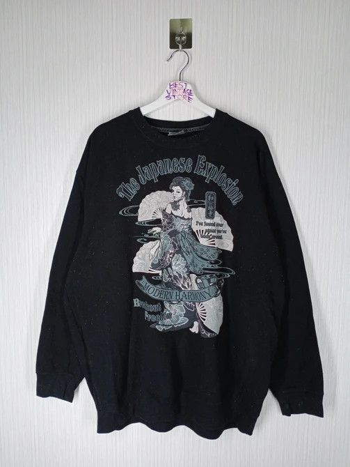 Japanese Brand × Vintage Rare The Japanese Explosion Bullet Noise Sweatshirt Size US XL / EU 56 / 4 - 3 Thumbnail
