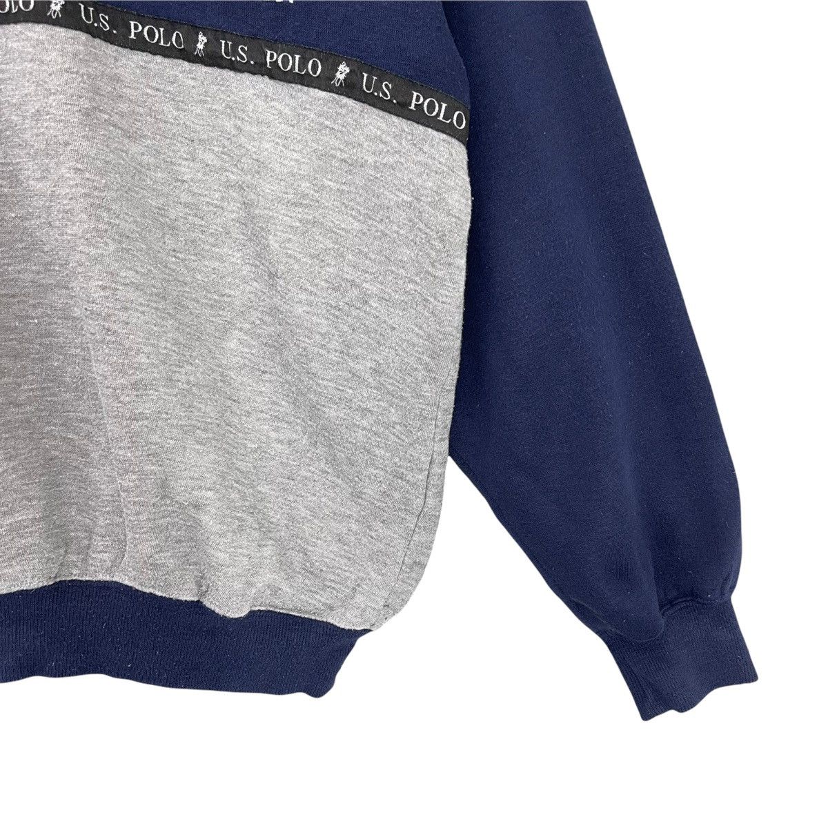 Japanese Brand × U.S. Polo Assn. 90s Us Polo Embroidered Logo Collar Sweatshirt Size M Size US M / EU 48-50 / 2 - 6 Thumbnail