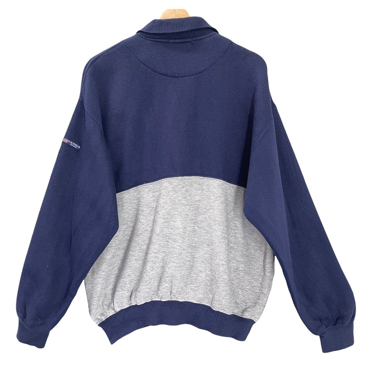 Japanese Brand × U.S. Polo Assn. 90s Us Polo Embroidered Logo Collar Sweatshirt Size M Size US M / EU 48-50 / 2 - 7 Thumbnail