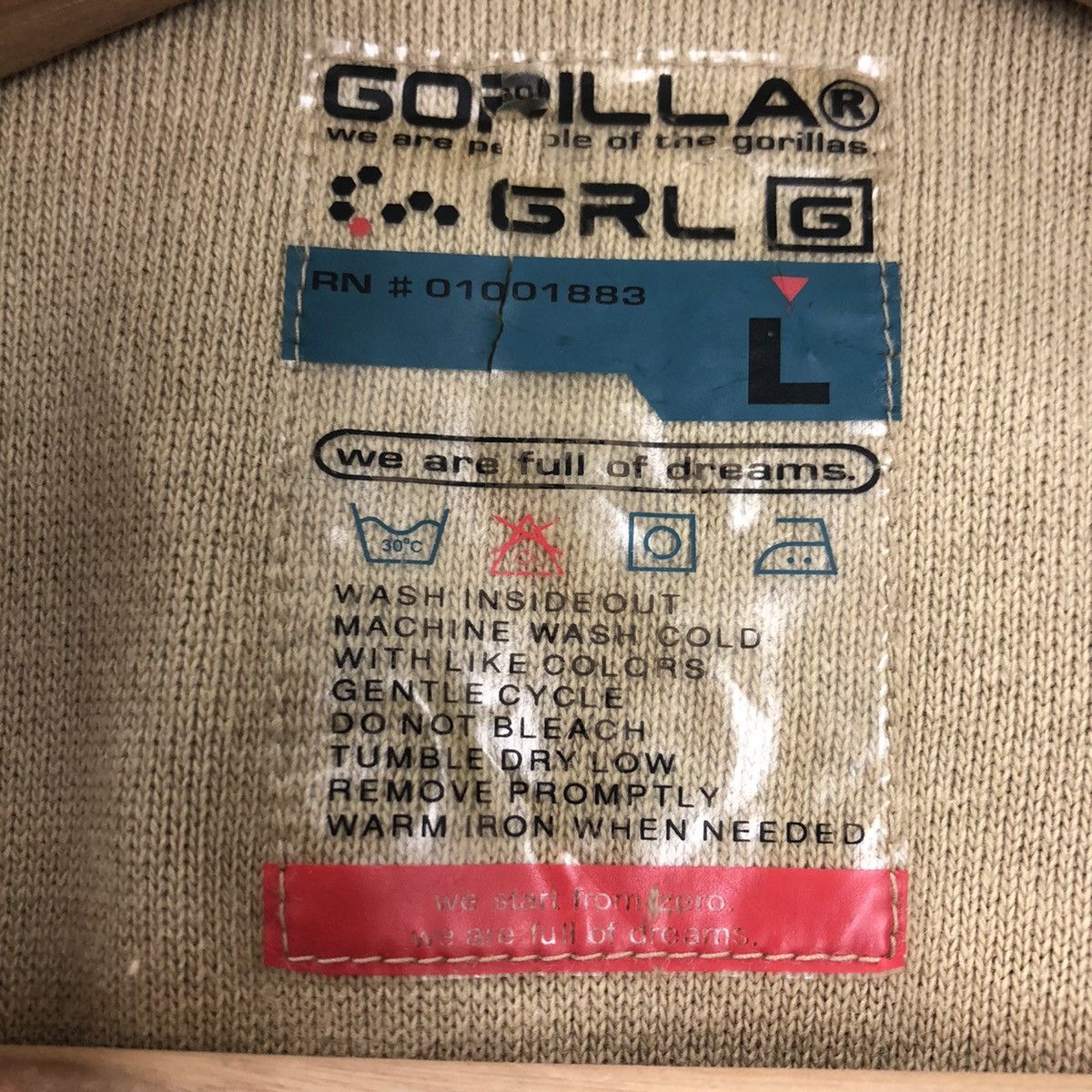 Japanese Brand Gorilla Secret Function Full Button Sweater Size XL Size US XL / EU 56 / 4 - 8 Thumbnail