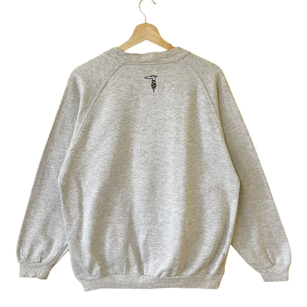 Trussardi Vintage 90s Trussardi Printed Big Logo Sweatshirt Size M Size US M / EU 48-50 / 2 - 7 Thumbnail