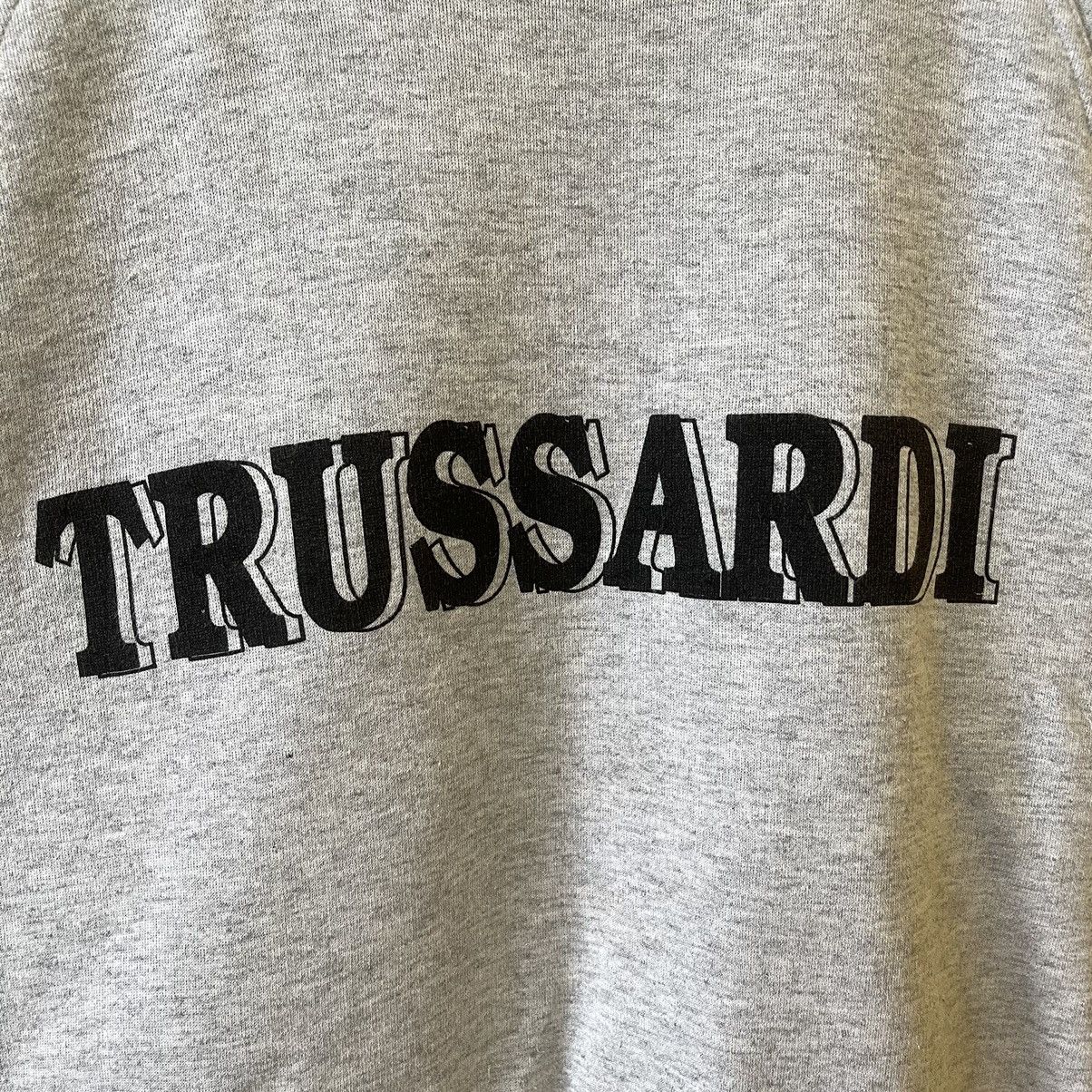 Trussardi Vintage 90s Trussardi Printed Big Logo Sweatshirt Size M Size US M / EU 48-50 / 2 - 5 Thumbnail