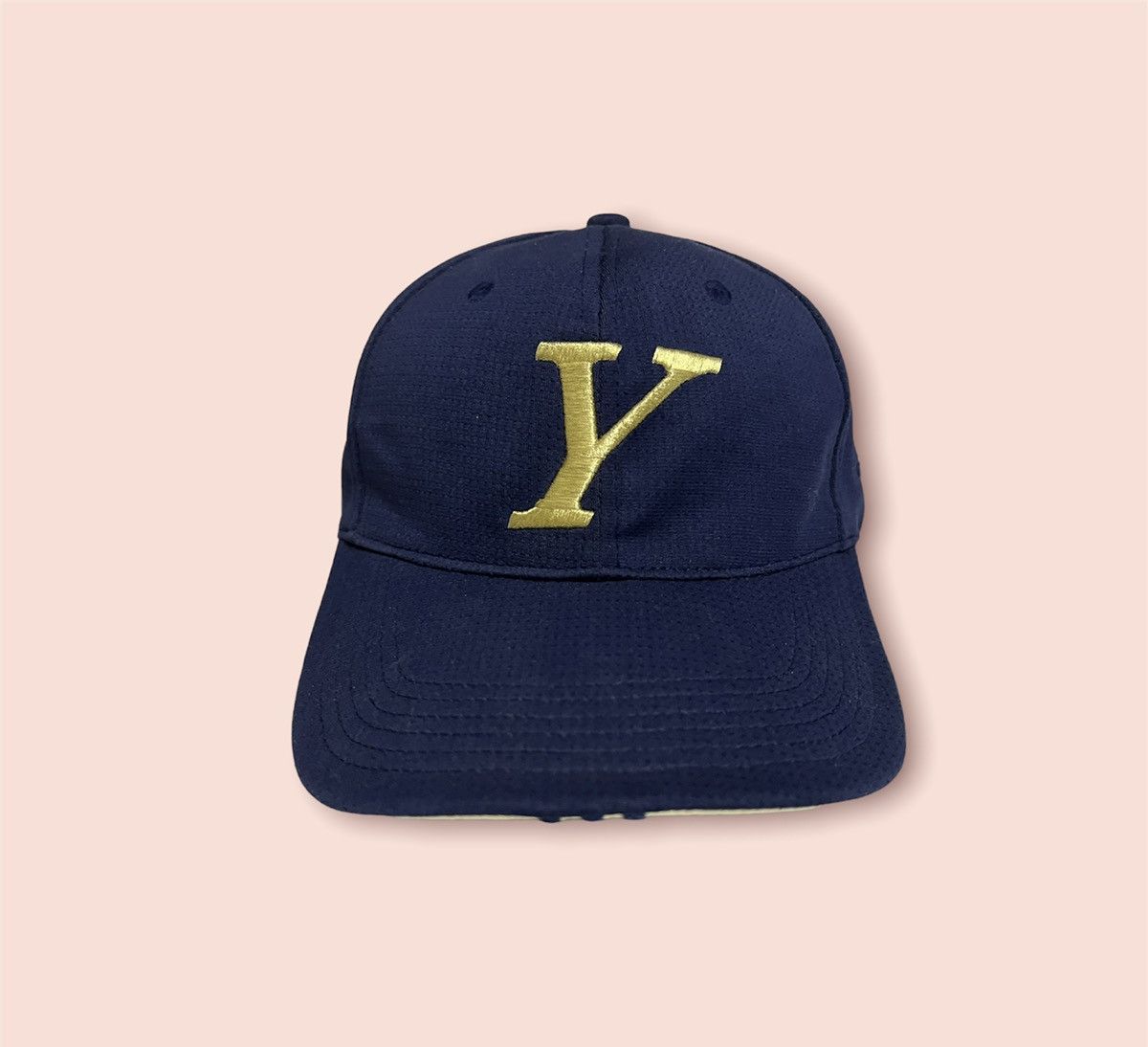 Adidas RARE ADIDAS EMBROIDED YALE ITALIC Y LOGO STRAPBACK CAP Size ONE SIZE - 2 Thumbnail