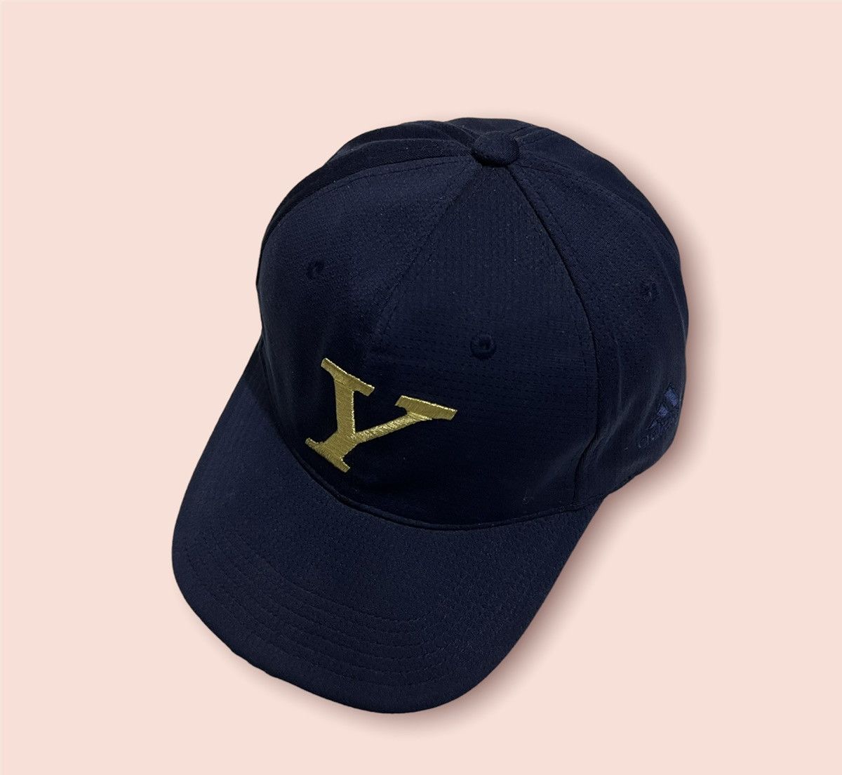 Adidas RARE ADIDAS EMBROIDED YALE ITALIC Y LOGO STRAPBACK CAP Size ONE SIZE - 3 Thumbnail