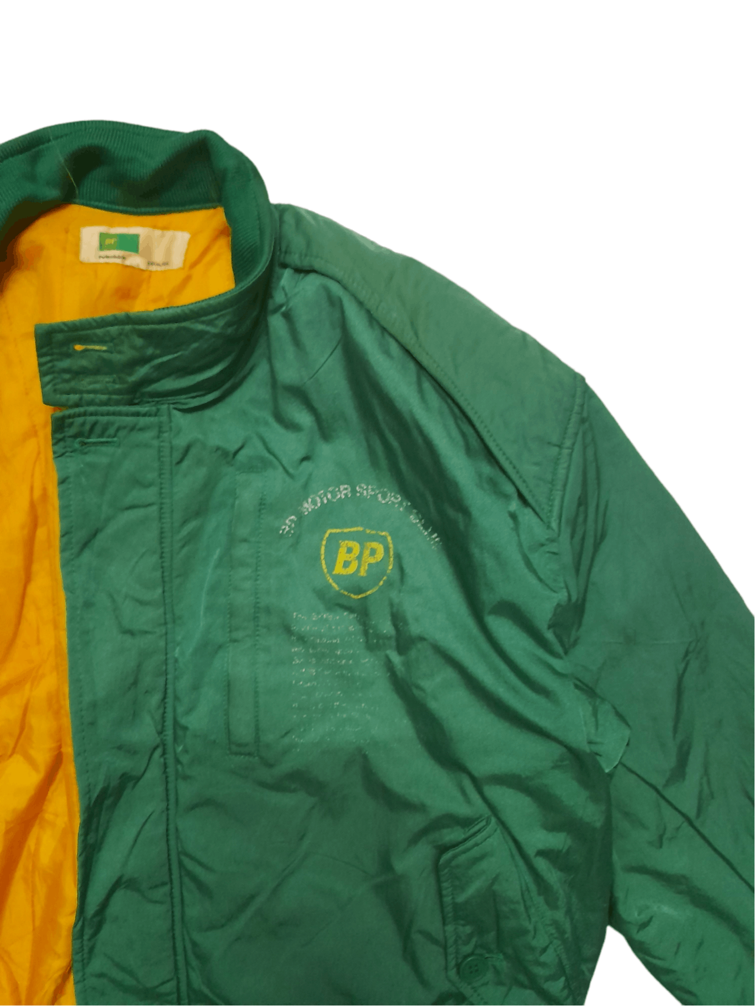 Vintage vtg BP Racing Team Bomber Jacket (E17) Size US L / EU 52-54 / 3 - 2 Thumbnail